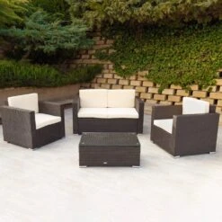 Conjunto Muebles Terraza Sillones, Sofá Y Mesita Ratán Aktive -Jardin Decoración Shop 9d87238068d08c1144494bdd5a1f3f1f1e622a13 f51af663c135444b87d18fd4b60506d3