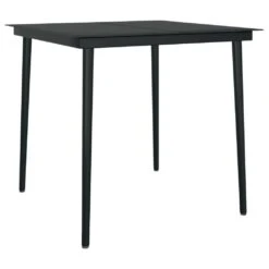 Juego De Comedor De Jardín De 3 Piezas Y Cojines Negro VidaXL -Jardin Decoración Shop 9da8f9f30e942c1ec624532f49d2d9ae66853c87 e67b64a627424b578bf1f4a4fd98a7f2