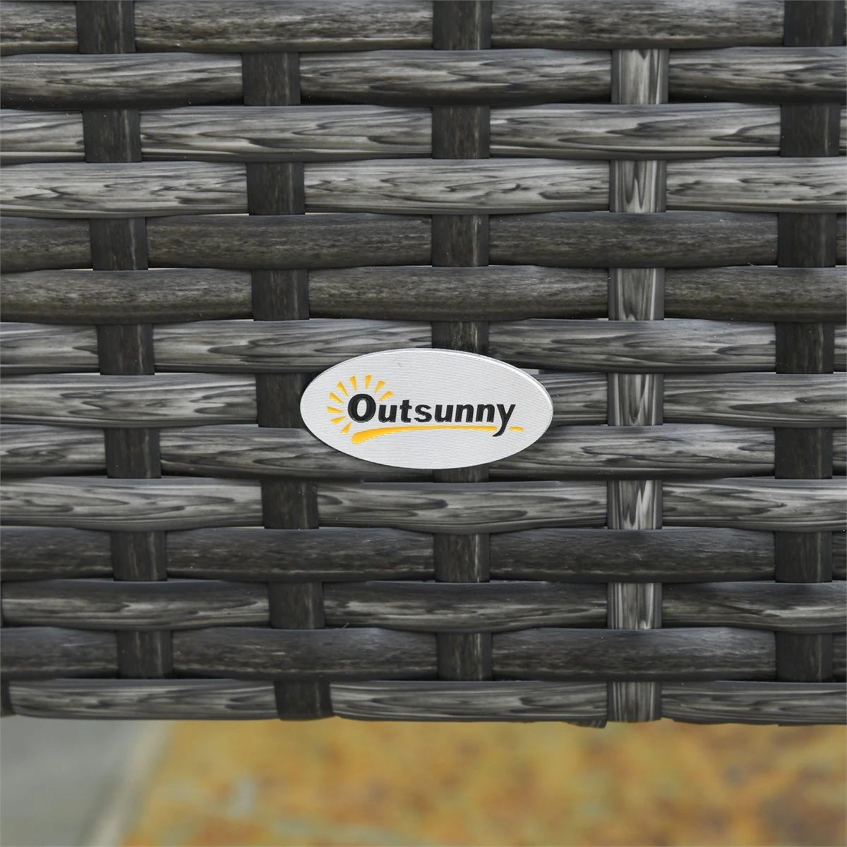 Outsunny Conjunto De 4 Muebles De Jardín De Ratán Con 2 Sofás Dobles Mesa Central Mesa Con Arcón Cojines Extraíbles Para Terraza Exterior 132x69x64 Cm Gris 6 Outsunny Conjunto De 4 Muebles De Jardín De Ratán Con 2 Sofás Dobles Mesa Central Mesa Con Arcón Cojines Extraíbles Para Terraza Exterior 132x69x64 Cm Gris - Imagen 6