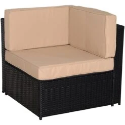 Outsunny Conjunto Muebles De Jardín De Ratán 7 Piezas Mesa Sofás Taburetes Con Cojines Lavables 2xSofá De Esquina 2xSofá 2xTaburete 1xMesa De Centro -Jardin Decoración Shop a48262e38fc5704b62f57eef8ece6a529d4d6612 7090c33e162b49d0a2bd0554b3835f19