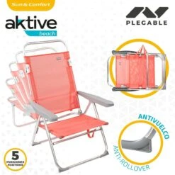 Silla Plegable Aktive Flamingo Coral 48 X 99 X 57 Cm (4 Unidades) -Jardin Decoración Shop a573346e696c6a233a58c456c0eb20f8669c622f 535231f7c67d41efb31f9d219fdd7e34