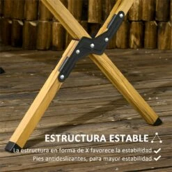 Outsunny Mesa De Camping Plegable De Aluminio 116x60x45 Cm Mesa De Picnic Portátil Con Bolsa De Trasporte Carga 30 Kg Para Jardín Terraza Exterior Natural -Jardin Decoración Shop b94d641ffbe2a2b8561442425a1bdf697e35d9e0 614c90bea4bc42648d4b4d4ed451a46d