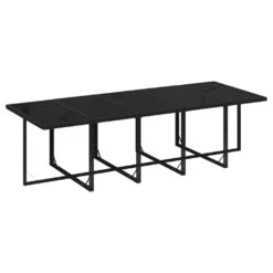 Set Comedor De Jardín 15 Pzas Con Cojines Ratán Sintético Negro VidaXL -Jardin Decoración Shop bac79d80c1b6f3363db07a2542a5ee14311b4ff3 23660fa772374d16b5d8a220a2206d45