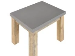 Conjunto De 2 Taburetes De Jardín De Cemento Reforzado Gris/madera Clara OSTUNI -Jardin Decoración Shop bfba10d35de05f5db9dadb07db6074afb6b126bb a6daf17a87bd4f9a91471ed3fa687b5c