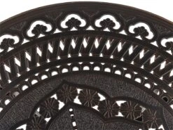Mesa De Jardín De Metal Marrón Oscuro ⌀ 102 Cm SALENTO -Jardin Decoración Shop c0d7242a20d1413a83ca812e47d92ffeda5c2dd4 41c6d1a342844d4e906a480c0b48e2a8