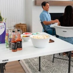 Mesa Cuadrada Plegable Blanco 94x94x74 Cm LIFETIME -Jardin Decoración Shop c12ed63f03e9d677167eedcb8f587aaffd5c0720 80e9f2c48f714ad68fcaeca9f66a5c6c