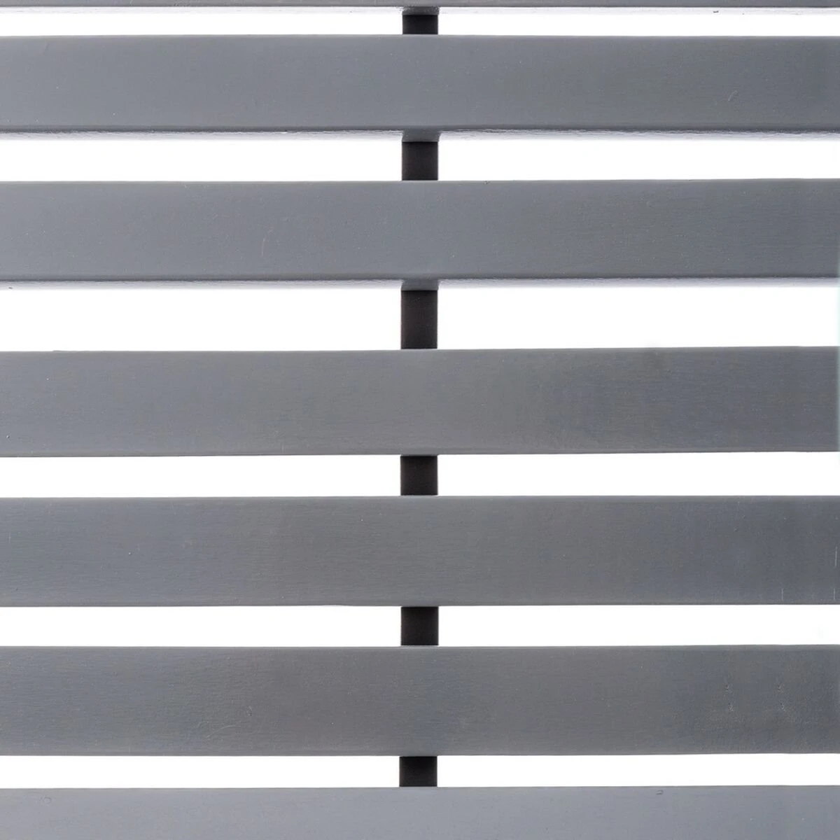 Banco 120 X 62 X 82 Cm Gris Madera Acero Jardín 3 Banco 120 X 62 X 82 Cm Gris Madera Acero Jardín - Imagen 3