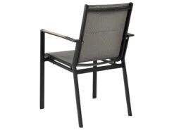 Conjunto De 6 Sillas De Jardín De Metal Negro/gris/madera Clara BUSSETO -Jardin Decoración Shop c46a4dec63b60d2c2932ba1e4528b37c454477fd 9bf2fdca5d32470b86fd8c803304ca0e