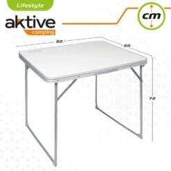 Mesa Plegable Camping Aktive Blanca -Jardin Decoración Shop c52c05c2a2d10cfda2791b4c6392207e894c74a0 9c02574d73124fc4b730ca91df7f9d5c