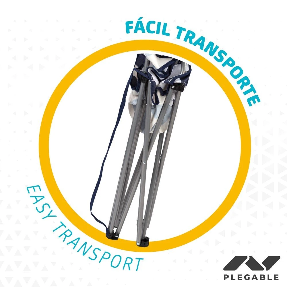 Silla Plegable Camping Con Posavasos Aktive 4 Silla Plegable Camping Con Posavasos Aktive - Imagen 4