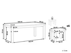 Conjunto De Jardín Mesa Y 6 Taburetes De Cemento Reforzado Gris OSTUNI -Jardin Decoración Shop c8016a8b963e491a2cb7303be3ac315348e4cd3c 69c8ddba7911460d96e758442b63a5d9