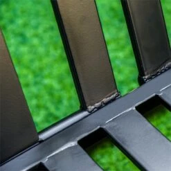 Outsunny Banco De Jardín De 2 Plazas Metal Con Respaldo Alto Y Reposabrazos Para Exterior Parque Patio Terraza Estilo Rústico Carga Máx. 220 Kg 108x63x80,5 Cm Negro -Jardin Decoración Shop cab7727e3579f34522e7ac029b9cb74c1b77412b 5ef92406fbe34a0aa8b04f57ab3b399b