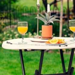 Mesa Redonda Plegable Cocktail LIFETIME Ø84 X 110 Cm -Jardin Decoración Shop ce6c73143298700be321a9077c213587a0f0101d c1824a6df7e947f49b9bef899e1eea83