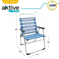 Silla Plegable Fija Aluminio Aktive Beach - Marinera -Jardin Decoración Shop d2a82afec9a65517ff94b415892681aedabb80ee 8a87f61e1ae34b55b382b7a1b48675b1
