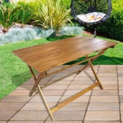 Mesa Jardín Rectangular Acacia 6 Comensales Aktive -Jardin Decoración Shop d2fed0b403e55caeac0a00d8e55c9ea3b0fc6d0d 375f838f3f69413ebef97f2fbe85d5c0