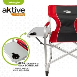 Silla Plegable Para Camping Aktive Rojo Gris 61 X 92 X 52 Cm (2 Unidades) 9 Silla Plegable Para Camping Aktive Rojo Gris 61 X 92 X 52 Cm (2 Unidades) -Jardin Decoración Shop d37bd91de67d4b4854c491b4b707fa98b1b4d94b bba85bb3c4374d65af20d84e4514c947