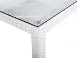 Mesa De Jardín De Ratán Blanco 220 X 100 Cm ITALY -Jardin Decoración Shop ddf05aecd740ee5f6ffd9e37de3185d8028b0711 309a2ce79fd445f09c7eabb0068b6806
