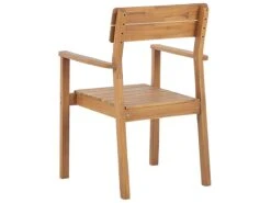 Conjunto De 4 Sillas De Madera De Acacia Clara FORNELLI -Jardin Decoración Shop e2421dee1afd5a24312216b872458a310d0ee583 1595644a3bcf4ddaa3357075a917e325