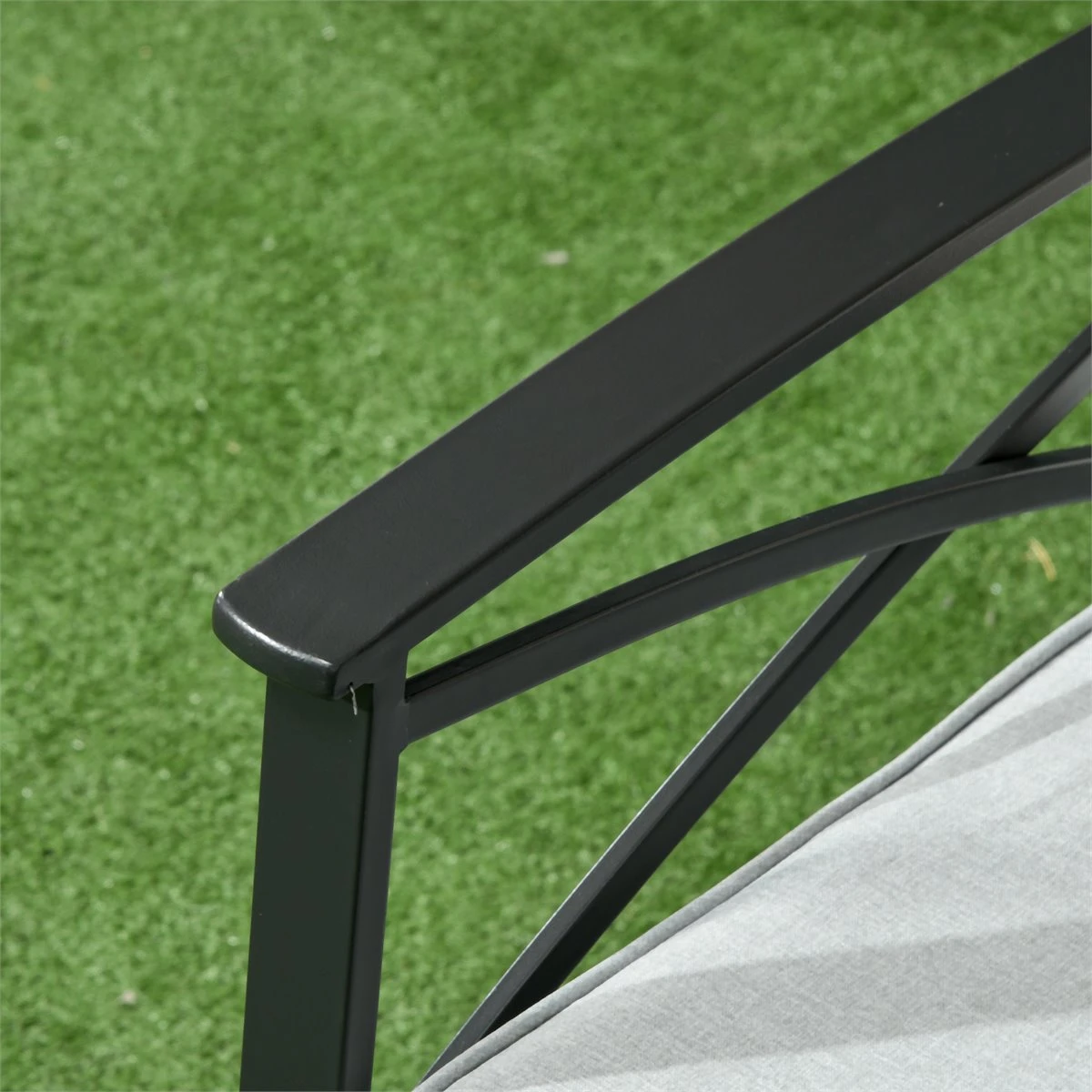 Outsunny Conjunto Mesa Y 2 Sillas De Jardín De Ratán 3 Piezas Juego De Muebles De Mimbre Con 2 Cojines Acolchados Y Marco De Acero Para Terraza Balcón 46x46x48 Cm Y 59x71x80 Cm Marrón 9 Outsunny Conjunto Mesa Y 2 Sillas De Jardín De Ratán 3 Piezas Juego De Muebles De Mimbre Con 2 Cojines Acolchados Y Marco De Acero Para Terraza Balcón 46x46x48 Cm Y 59x71x80 Cm Marrón - Imagen 9