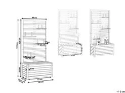 Banco De Pared De Madera De Acacia 80 Cm MATINO -Jardin Decoración Shop e576801358e41107db6c395d0f66ff1da5674c64 67bc1088c2724640bbc04f3ce480f39a