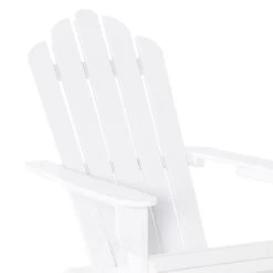 Outsunny Silla Adirondack De Madera Plegable Silla De Jardín Con Reposabrazos Y Respaldo Alto Para Terraza Balcón Exterior Carga Max. 113 Kg 73x73x92 Cm Blanco -Jardin Decoración Shop ee29646dea59abc6f48532ec20956c0afa7e0d85 d80b461977e445aa876d3b3150297d05