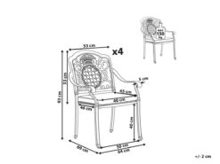 Conjunto De 4 Sillas De Jardín Marrones SALENTO -Jardin Decoración Shop f19e02fca13da0348b1487454644ad81e4c2840a 404d3bc652124af3bf6f86dee9148b0f