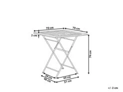 Mesa De Jardín De Metal Negro/dorado 70 X 70 Cm BORMIO 9 Mesa De Jardín De Metal Negro/dorado 70 X 70 Cm BORMIO -Jardin Decoración Shop f2983487dc1a3f36ffb958e229bdbcdfe41af5fa 09575bf6c1f241e6842aea067f120d7e