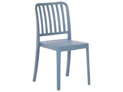 Conjunto De 2 Sillas De Balcón De Material Sintético Azul SERSALE -Jardin Decoración Shop f64babaf835e7318736448c2342fc57e481238e8 34c2fffc739140c291d26f562eb61b32