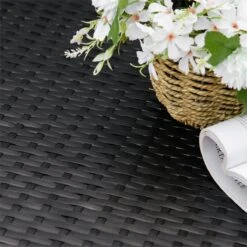 Outsunny Mecedora De Ratán De 2 Plazas Banco Balancín De Jardín Con Balanceo Ergonómico Y Marco De Metal Para Terraza Balcón Exterior Carga 220 Kg 120x70x84 Cm Negro -Jardin Decoración Shop fec8448e270e5ba9d4ed18ae91e34c74ca39f3aa d665391feee548febfe68d3e0edd8ce6